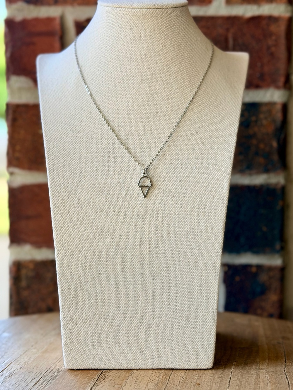 Silhouette Ice Cream Necklace
